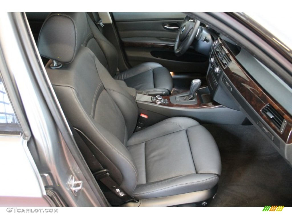 2010 3 Series 335i xDrive Sedan - Space Gray Metallic / Black photo #10