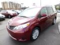 2012 Salsa Red Pearl Toyota Sienna LE AWD  photo #3