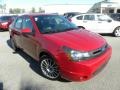 2010 Sangria Red Metallic Ford Focus SES Sedan  photo #1