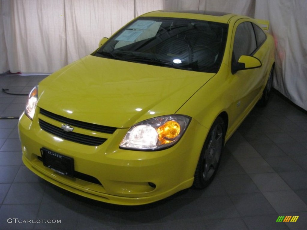 2005 Cobalt SS Supercharged Coupe - Rally Yellow / Ebony/Yellow photo #1