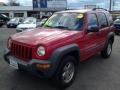 Flame Red 2002 Jeep Liberty Sport