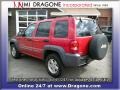 2002 Flame Red Jeep Liberty Sport  photo #8