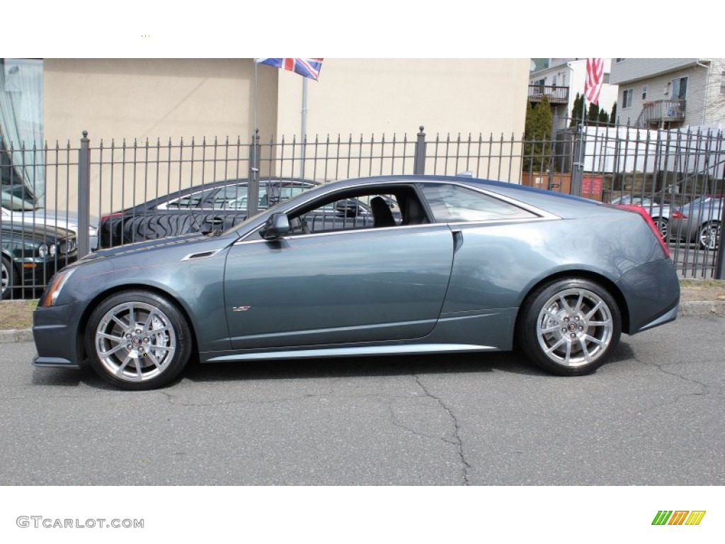 Thunder Gray ChromaFlair 2011 Cadillac CTS -V Coupe Exterior Photo #78973709