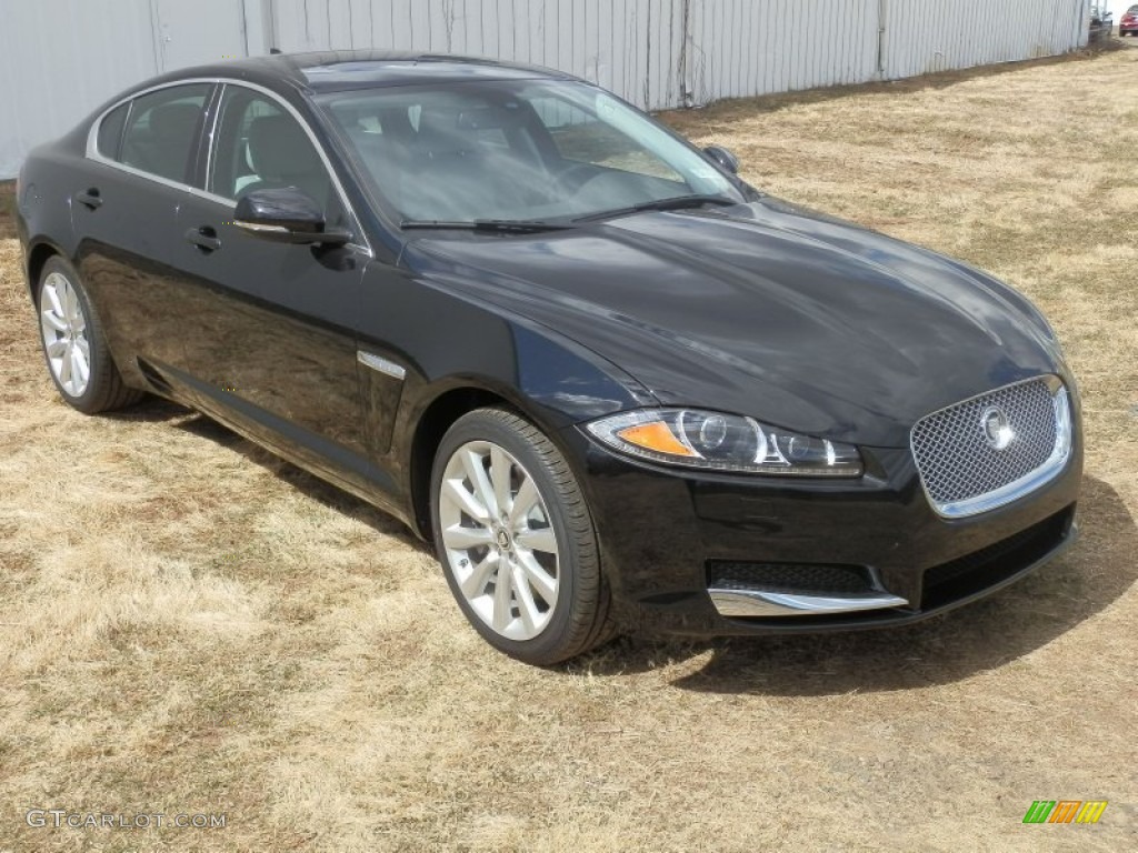 Ebony 2013 Jaguar XF 3.0 AWD Exterior Photo #78973731