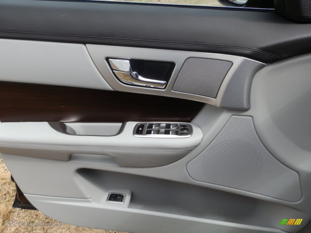 2013 Jaguar XF 3.0 AWD Dove/Warm Charcoal Door Panel Photo #78973832