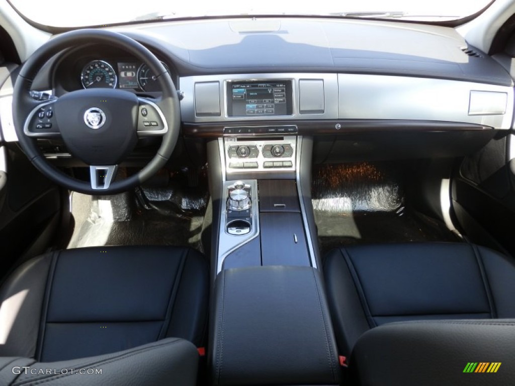 2013 Jaguar XF I4 T Warm Charcoal Dashboard Photo #78974019