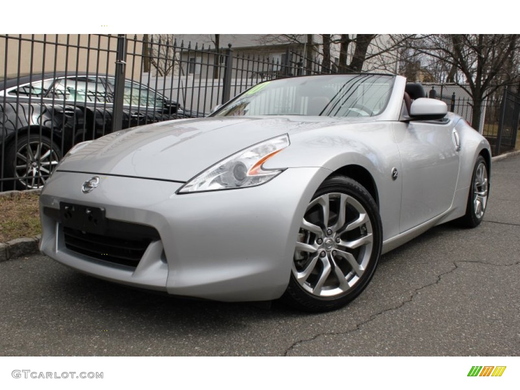 Brilliant Silver 2010 Nissan 370Z Touring Roadster Exterior Photo #78974083