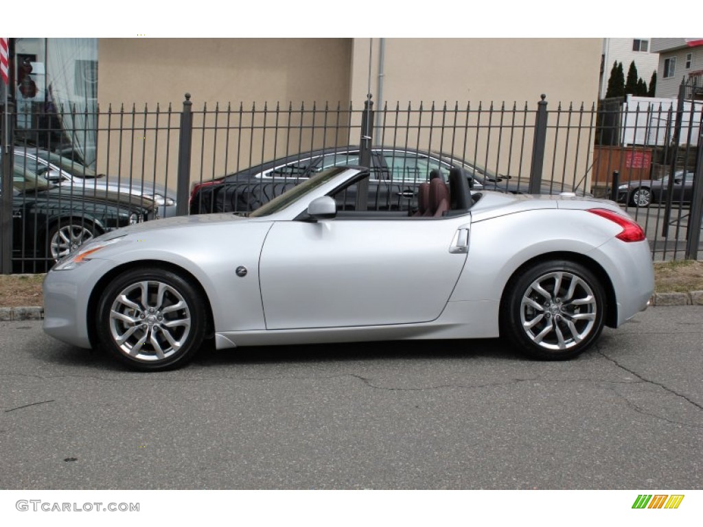 Brilliant Silver 2010 Nissan 370Z Touring Roadster Exterior Photo #78974119