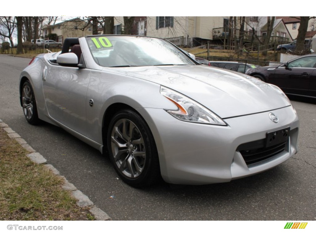 Brilliant Silver 2010 Nissan 370Z Touring Roadster Exterior Photo #78974194