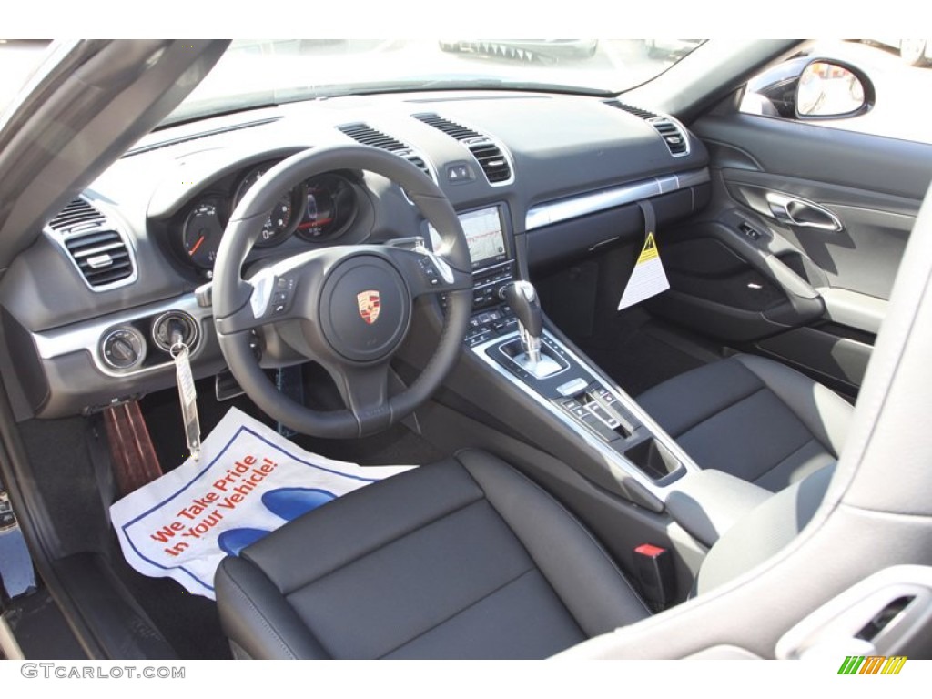 Black Interior 2013 Porsche Boxster Standard Boxster Model Photo #78974335