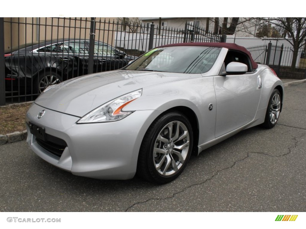 Brilliant Silver 2010 Nissan 370Z Touring Roadster Exterior Photo #78974450