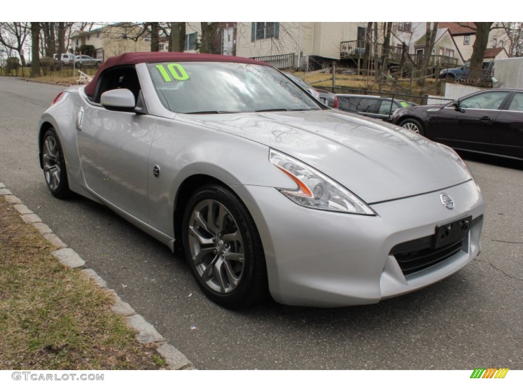 Brilliant Silver 2010 Nissan 370Z Touring Roadster Exterior Photo #78974511