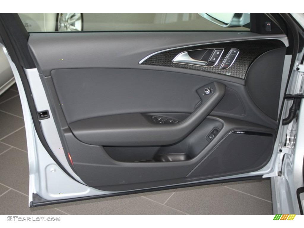 2013 Audi S6 4.0 TFSI quattro Sedan Black Door Panel Photo #78974787