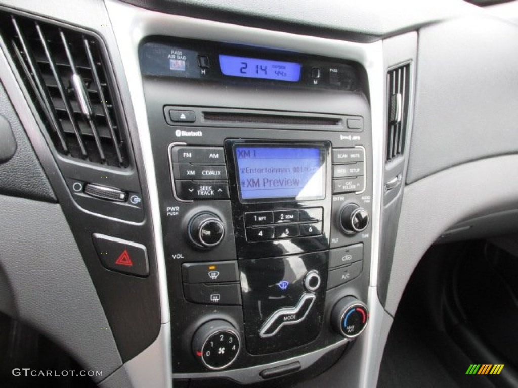 2011 Sonata GLS - Midnight Black / Gray photo #16