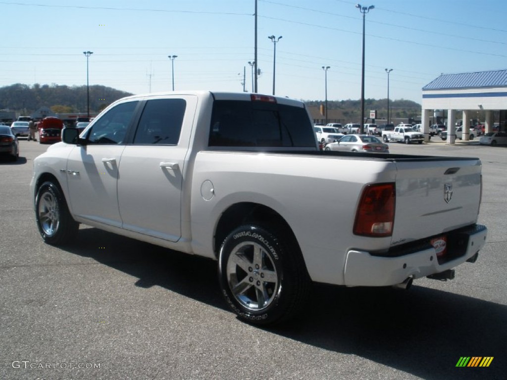 2010 Ram 1500 Sport Crew Cab - Stone White / Dark Slate Gray photo #11