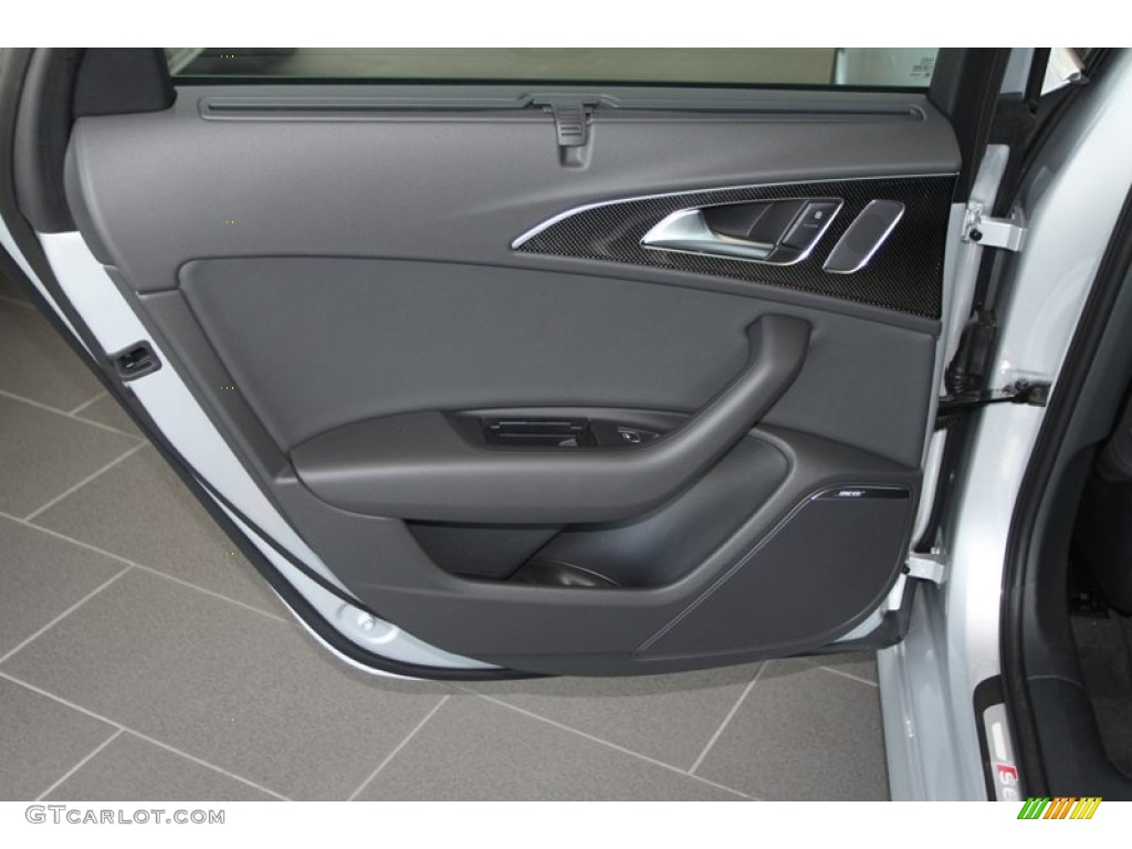 2013 Audi S6 4.0 TFSI quattro Sedan Black Door Panel Photo #78975052