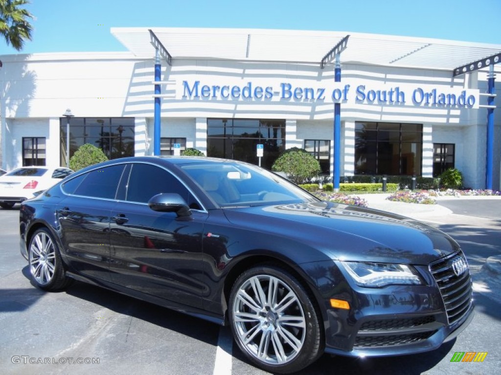 2012 A7 3.0T quattro Prestige - Dakota Grey Metallic / Velvet Beige photo #1