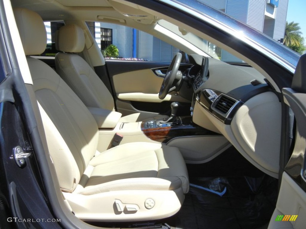 2012 A7 3.0T quattro Prestige - Dakota Grey Metallic / Velvet Beige photo #19