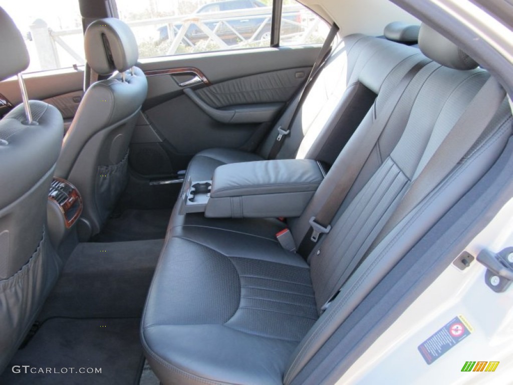 2004 S 55 AMG Sedan - Brilliant Silver Metallic / Black photo #9