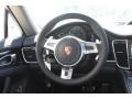 Black 2013 Porsche Panamera Platinum Edition Steering Wheel
