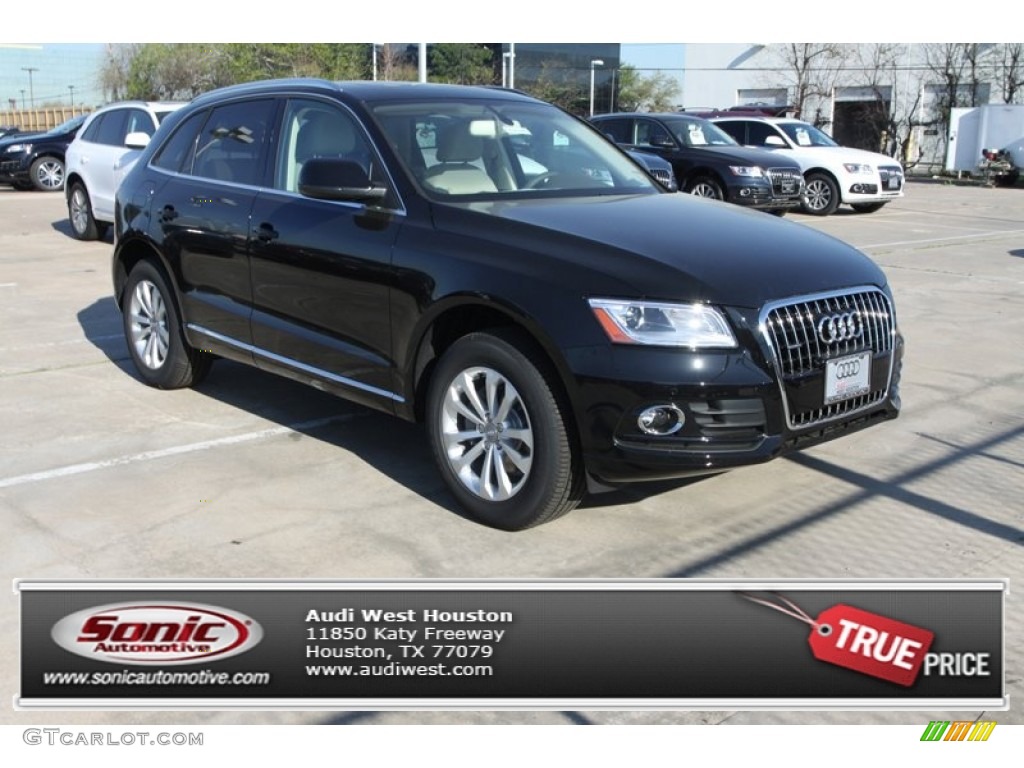 2013 Q5 2.0 TFSI quattro - Brilliant Black / Pistachio Beige photo #1