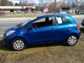 2007 Blazing Blue Metallic Toyota Yaris 3 Door Liftback  photo #3