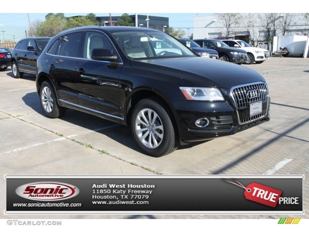 2013 Q5 2.0 TFSI quattro - Brilliant Black / Pistachio Beige photo #1