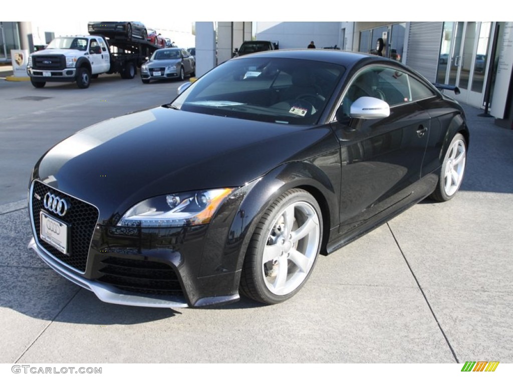Panther Black Crystal Effect 2013 Audi TT RS quattro Coupe Exterior Photo #78977764