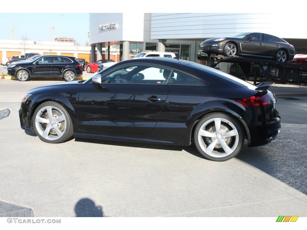 Panther Black Crystal Effect 2013 Audi TT RS quattro Coupe Exterior Photo #78977815