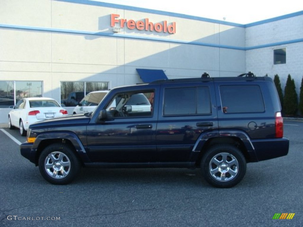 2006 Commander 4x4 - Midnight Blue Pearl / Medium Slate Gray photo #3