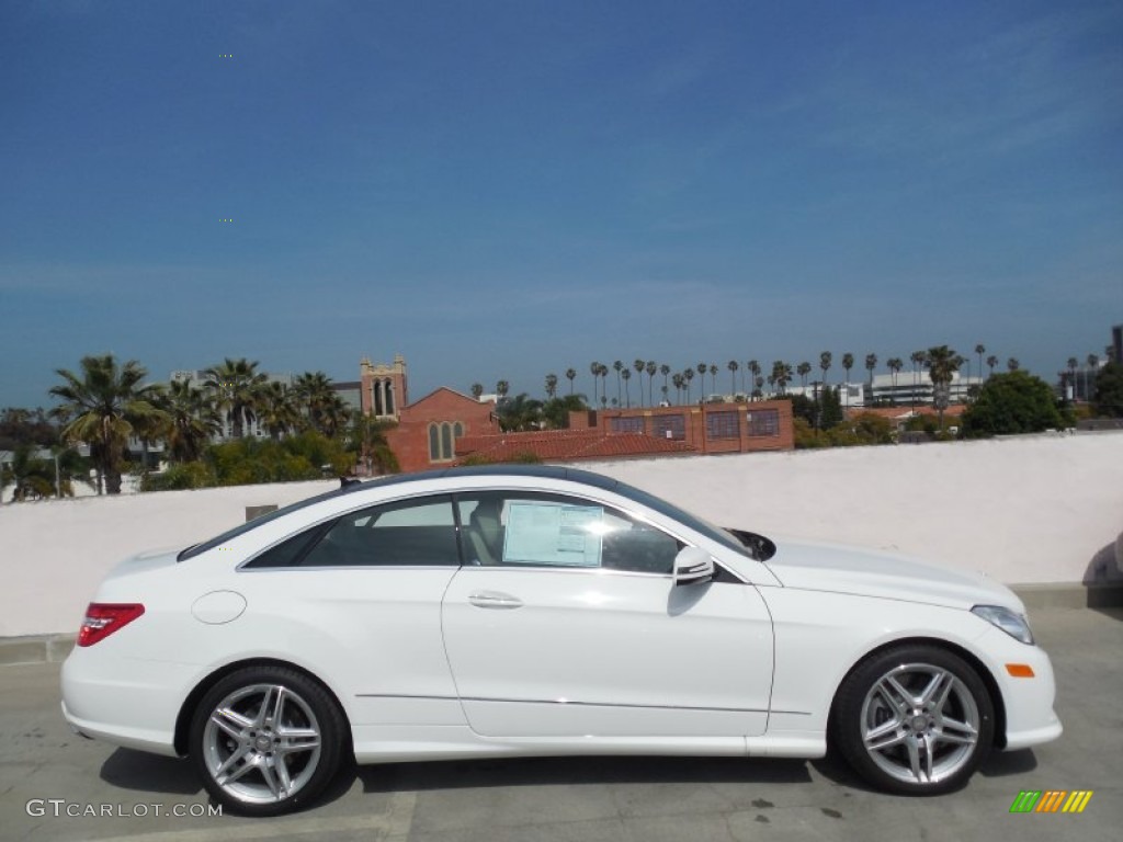 Polar White 2013 Mercedes-Benz E 550 Coupe Exterior Photo #78977825