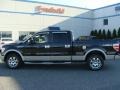 2009 Black Ford F150 Lariat SuperCrew 4x4  photo #2