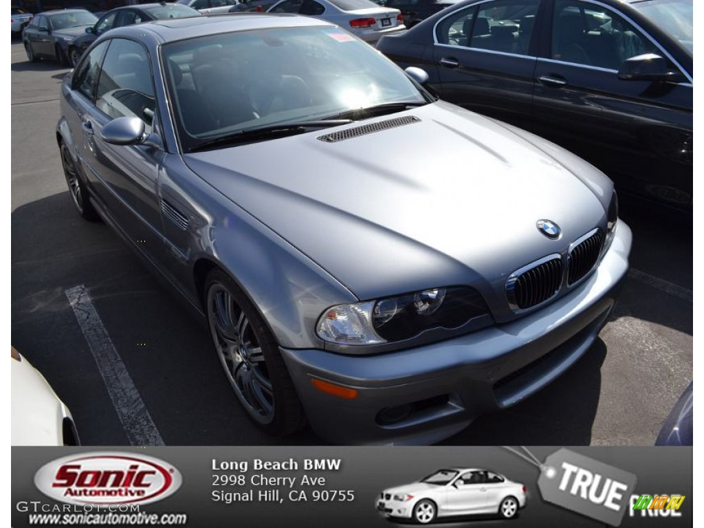 2005 M3 Coupe - Silver Grey Metallic / Black photo #1