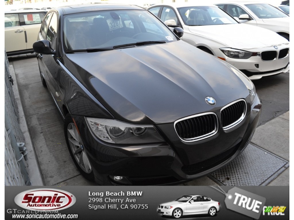 2010 3 Series 328i Sedan - Jet Black / Black photo #1