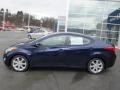 2013 Indigo Night Hyundai Elantra Limited  photo #2