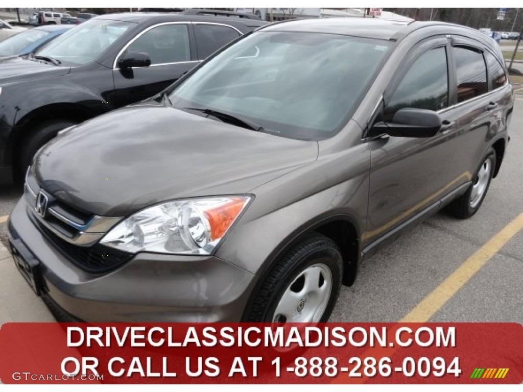 2010 CR-V LX AWD - Urban Titanium Metallic / Black photo #1