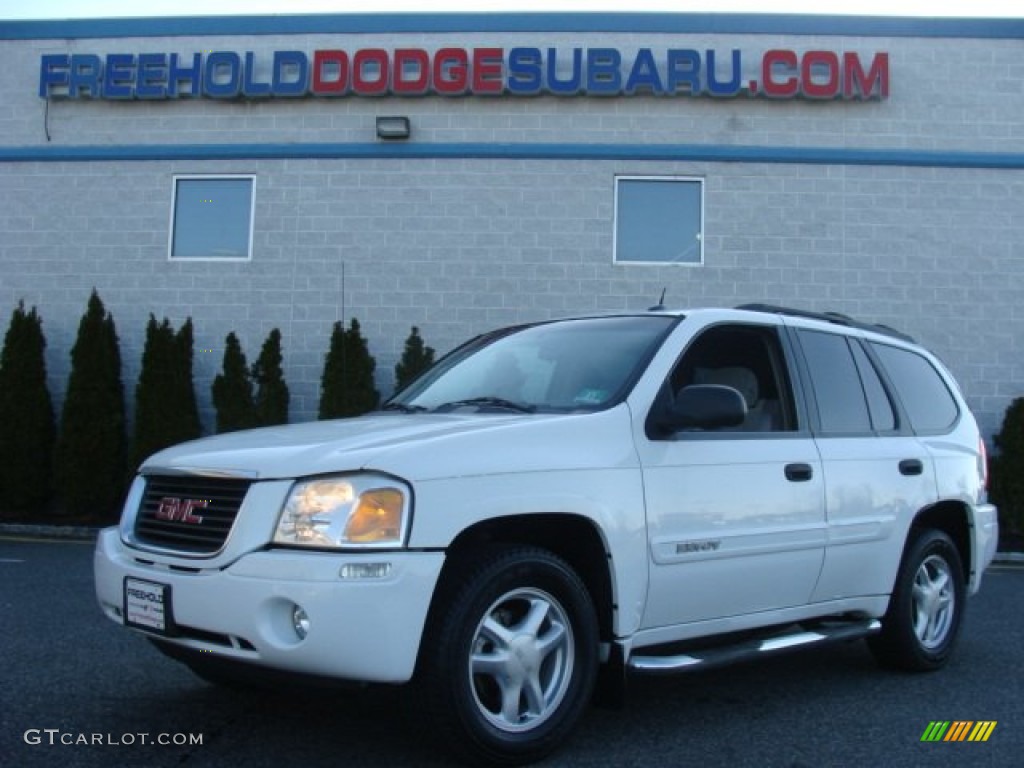 2005 Envoy SLE 4x4 - Summit White / Light Gray photo #1