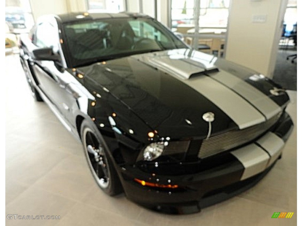 2007 Mustang Shelby GT Coupe - Black / Dark Charcoal photo #2