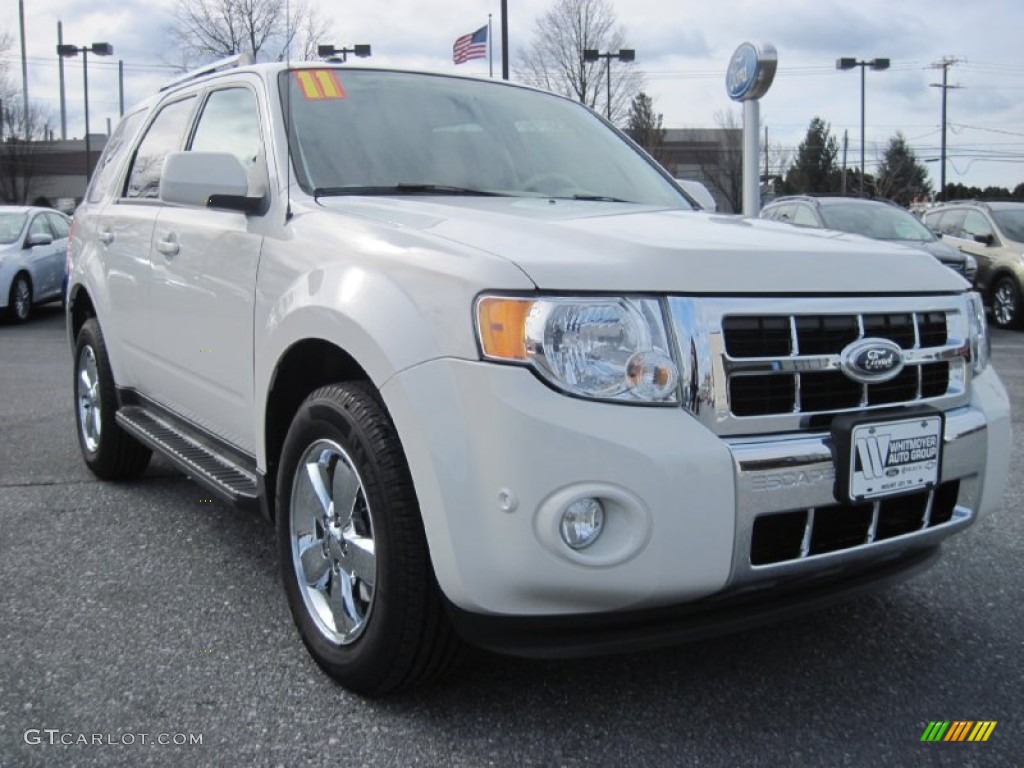 2011 Escape Limited 4WD - White Suede / Camel photo #1