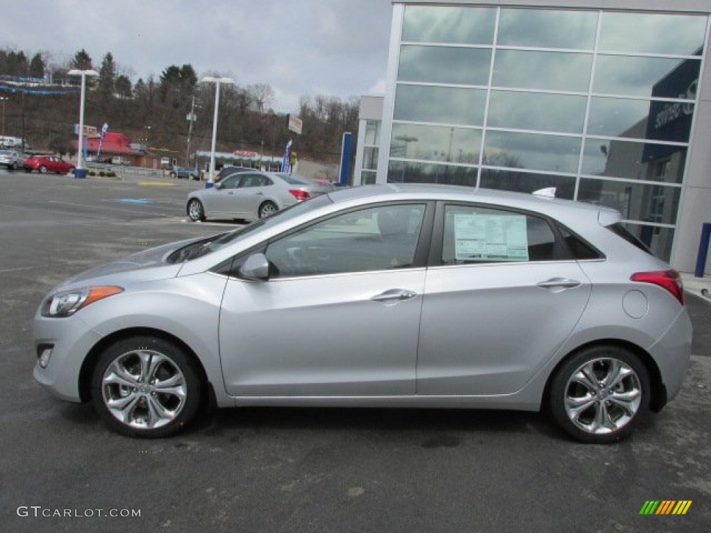 2013 Elantra GT - Silver / Black photo #2