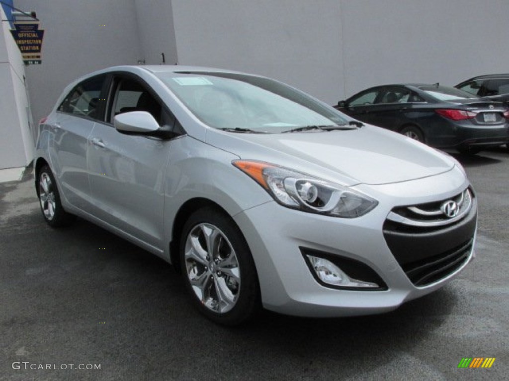 2013 Elantra GT - Silver / Black photo #3