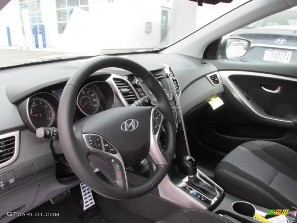 2013 Elantra GT - Silver / Black photo #6