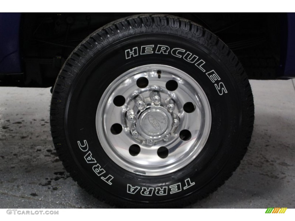 2003 F350 Super Duty XLT SuperCab 4x4 - Sonic Blue Metallic / Dark Flint photo #28