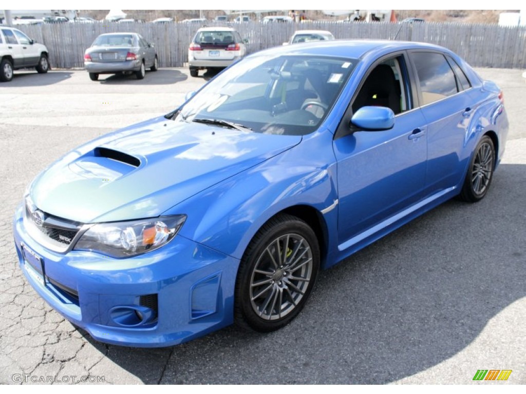 2011 Impreza WRX Sedan - WR Blue Mica / Carbon Black photo #3