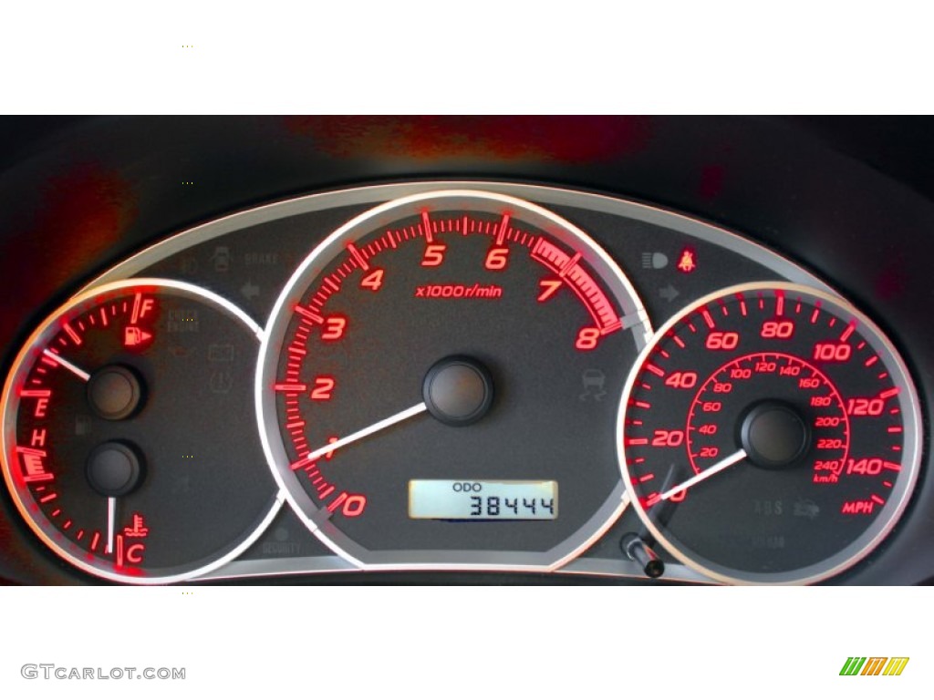2011 Subaru Impreza WRX Sedan Gauges Photo #78982647