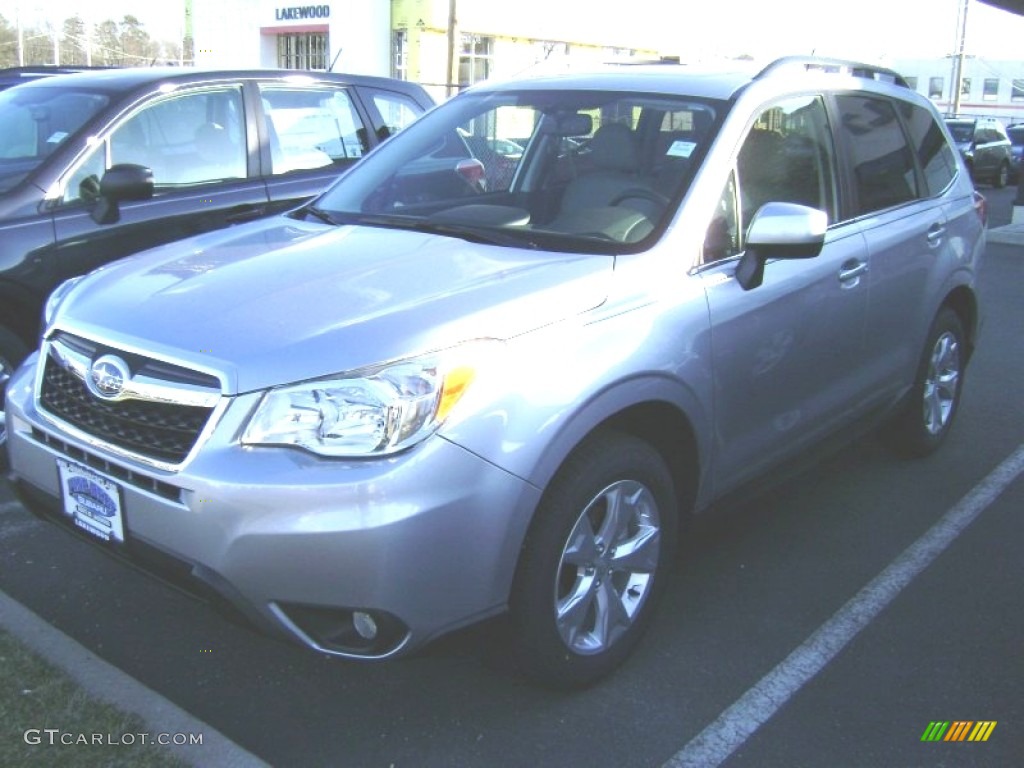 2014 Forester 2.5i Limited - Ice Silver Metallic / Platinum photo #1