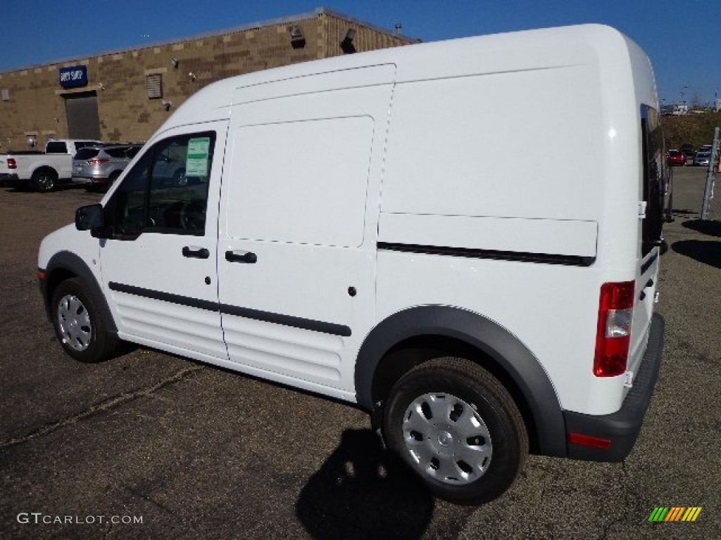 Frozen White 2013 Ford Transit Connect XL Van Exterior Photo #78984389