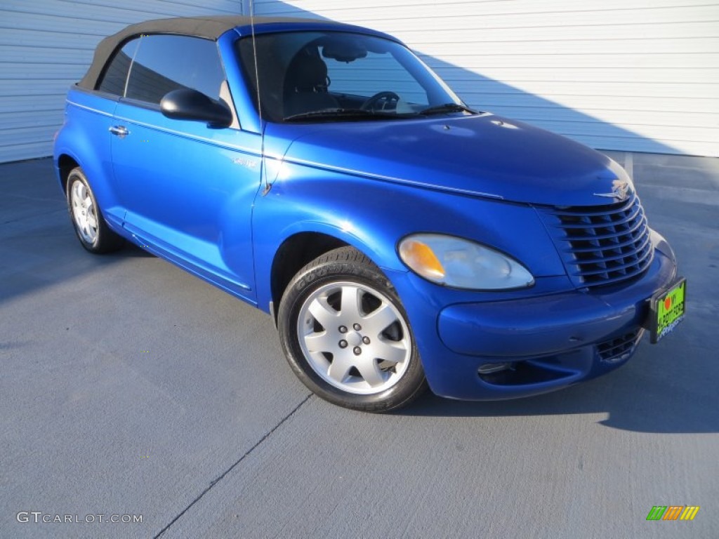 2005 PT Cruiser Touring Turbo Convertible - Midnight Blue Pearl / Dark Slate Gray photo #2