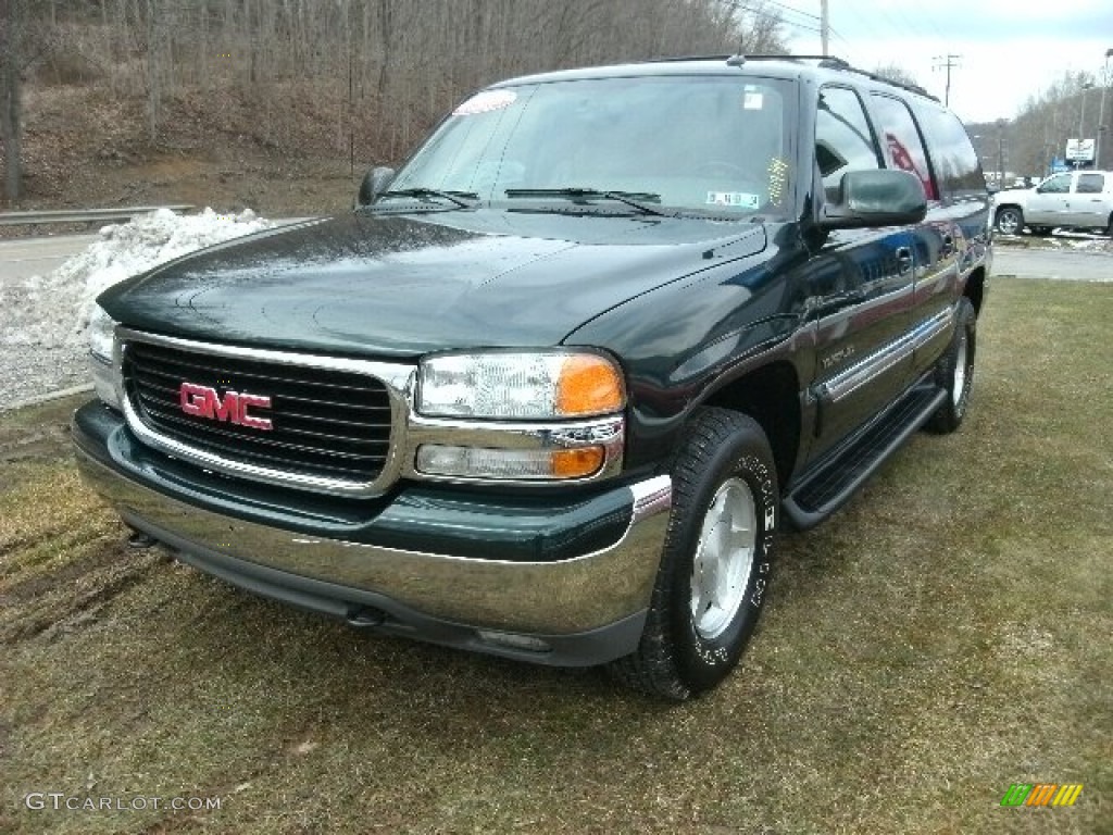 2004 Yukon XL 1500 SLT 4x4 - Polo Green Metallic / Pewter/Dark Pewter photo #3