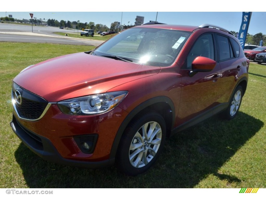 2013 CX-5 Grand Touring - Zeal Red Mica / Sand photo #1